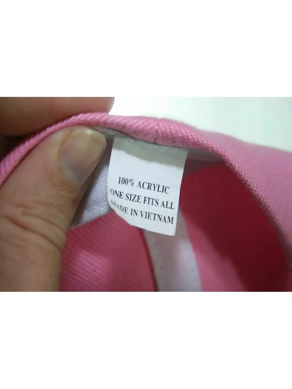 Pink New York Hat - New York City Acrylic Strapback Baseball Cap